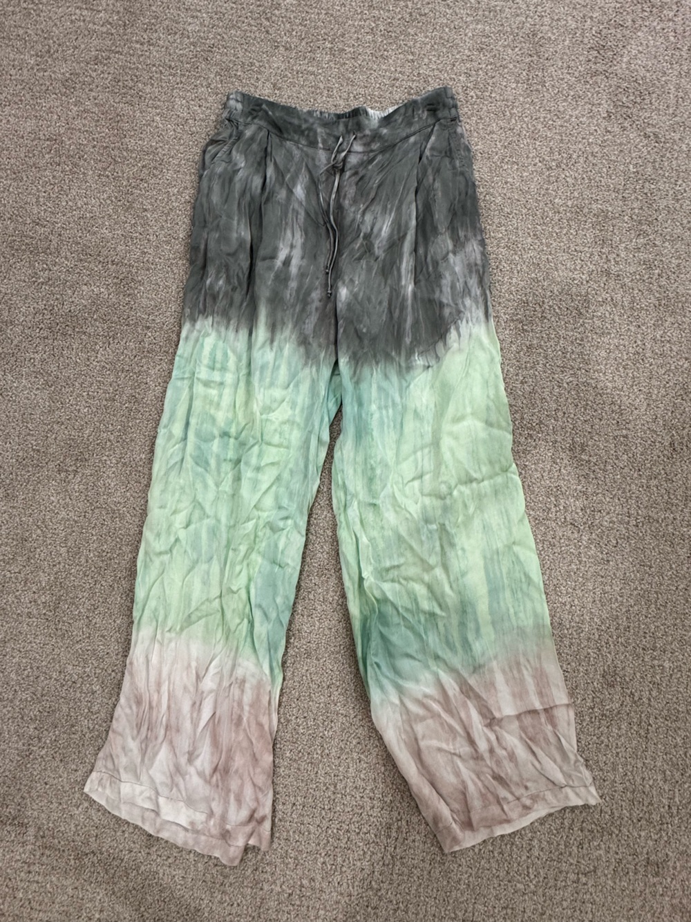 YFB Young Fabulous & Broke Tie Dye Wide Leg Pants Size S